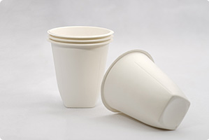 Sugarcane bagasse cup